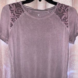 Purple American eagle t-shirt